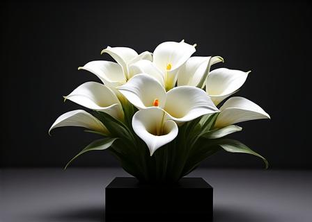 Minimalist corporate event floral accents